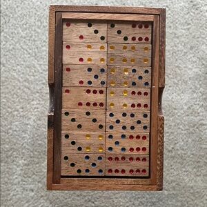 Double Six Dominoes Set